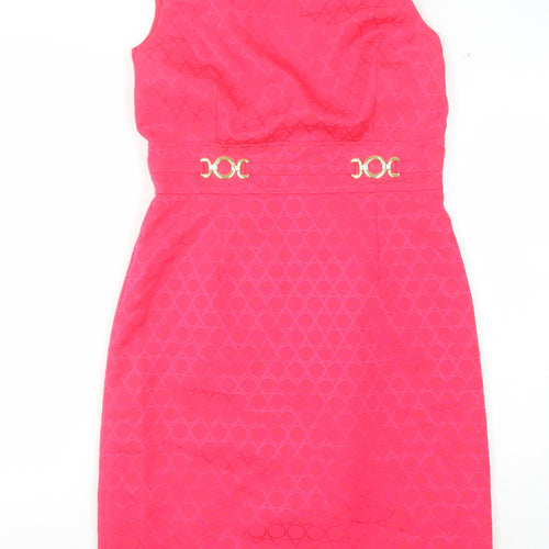 Tahari Pink Sheath Dress Size 4 Women's Business