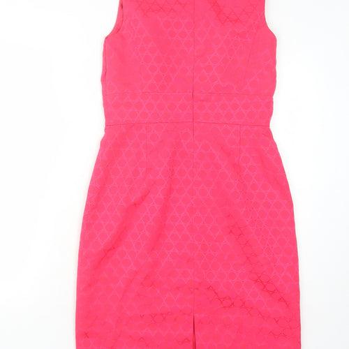 Tahari Pink Sheath Dress Size 4 Women's Business