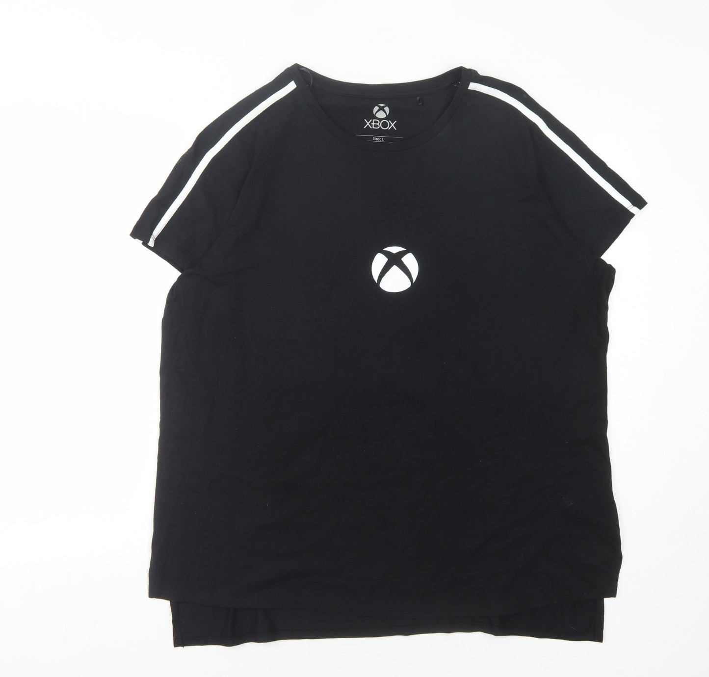 Difuzed Xbox Black Men's T-Shirt L Gaming Short Sleeve