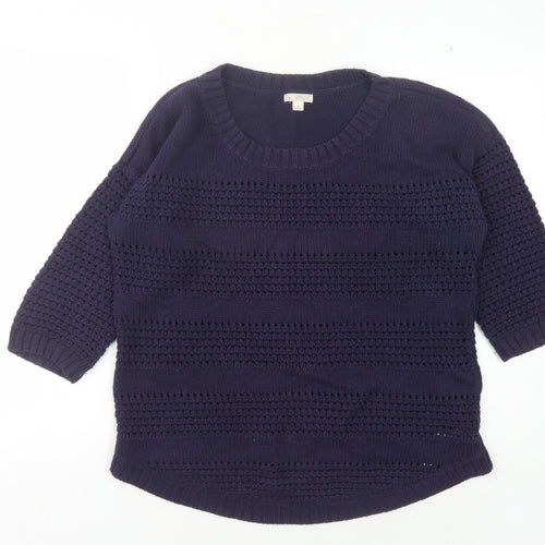 Gap Women's Blue Knit Pullover Jumper M