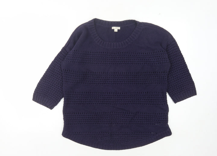 Gap Women's Blue Knit Pullover Jumper M