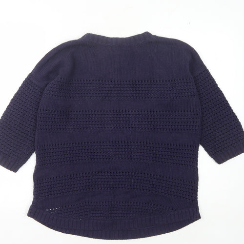 Gap Women's Blue Knit Pullover Jumper M