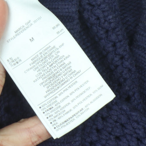 Gap Women's Blue Knit Pullover Jumper M