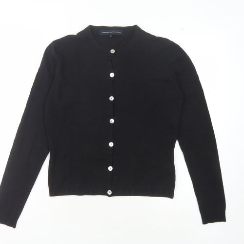 French Connection Women's Black Cardigan, Large