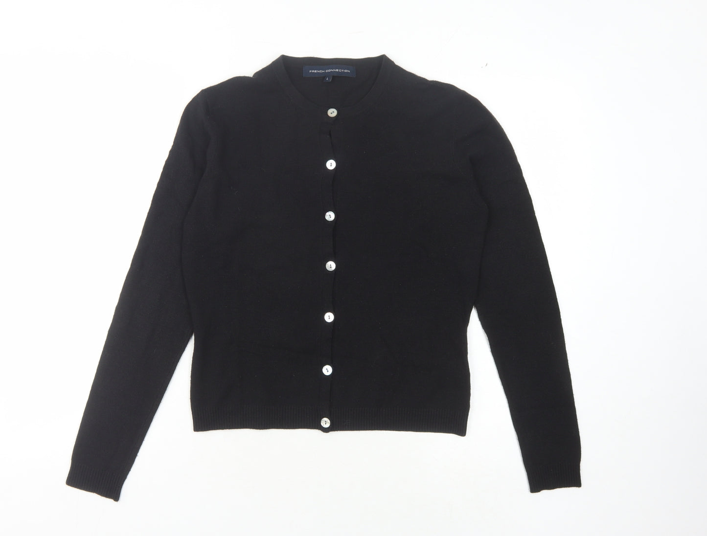 French Connection Women's Black Cardigan, Large