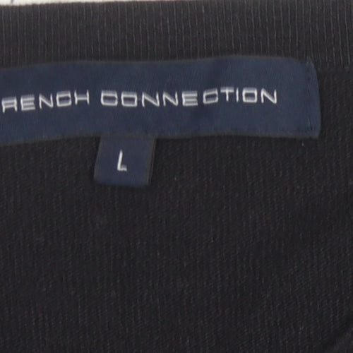 French Connection Women's Black Cardigan, Large