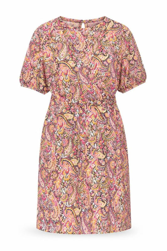 Front view of Next Women's Multicoloured Paisley Dress, size 10