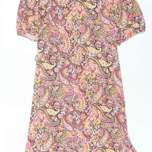 Next Women's Multicoloured Paisley Dress Size 10