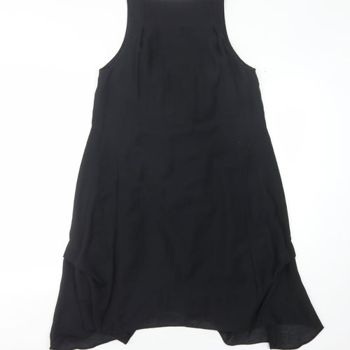 Whistles Women's Black Hi-Low Tank Dress Size 8