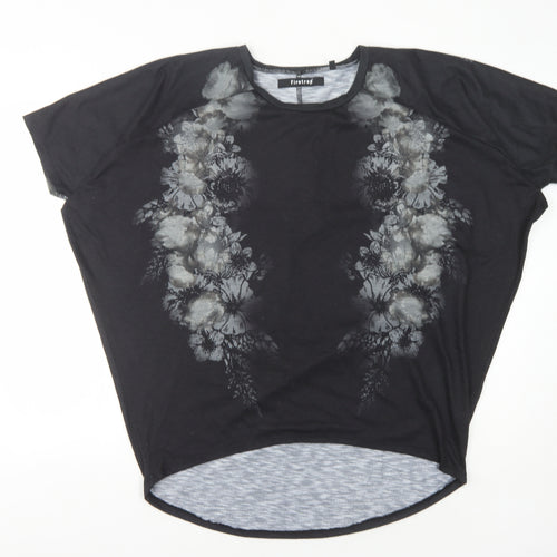 Firetrap Women's Black Floral T-Shirt Size 12