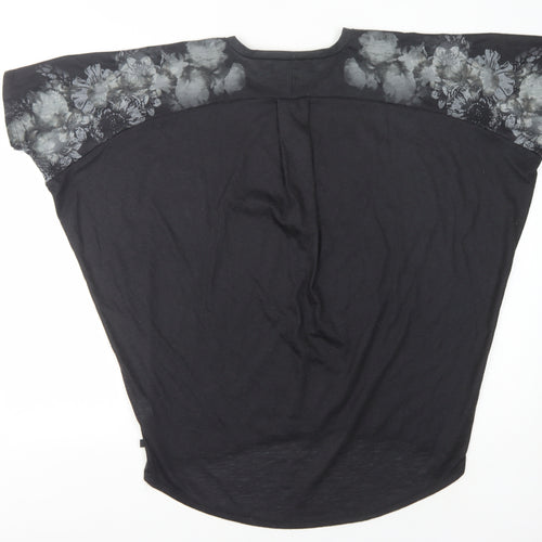 Firetrap Women's Black Floral T-Shirt Size 12
