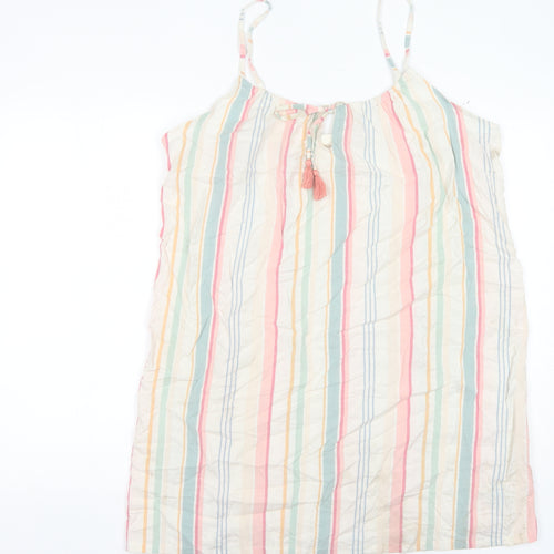 Marks and Spencer Women's Multicoloured Striped Tank, Size 16
