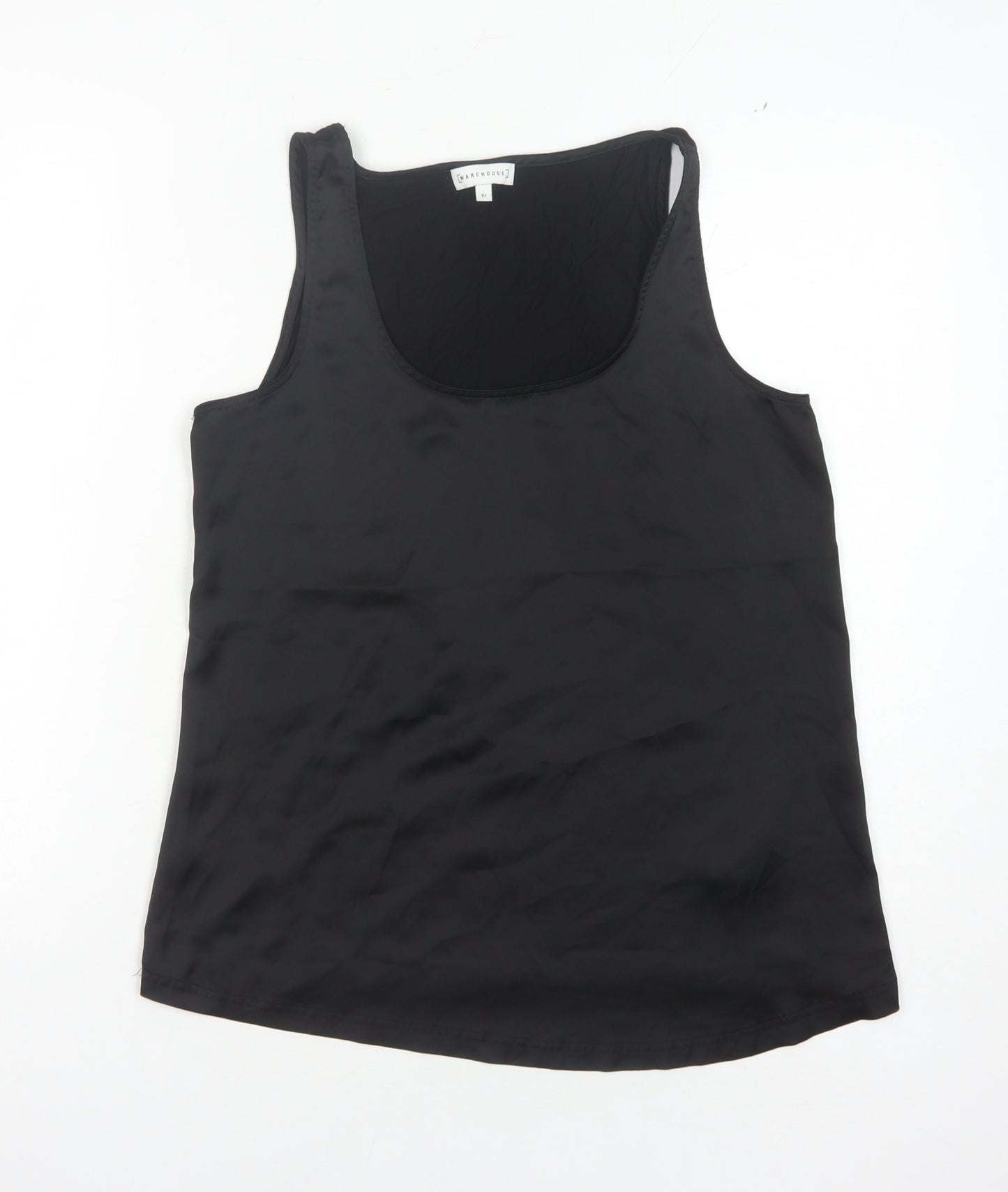 Warehouse Women's Black Tank UK Size 10 Camisole