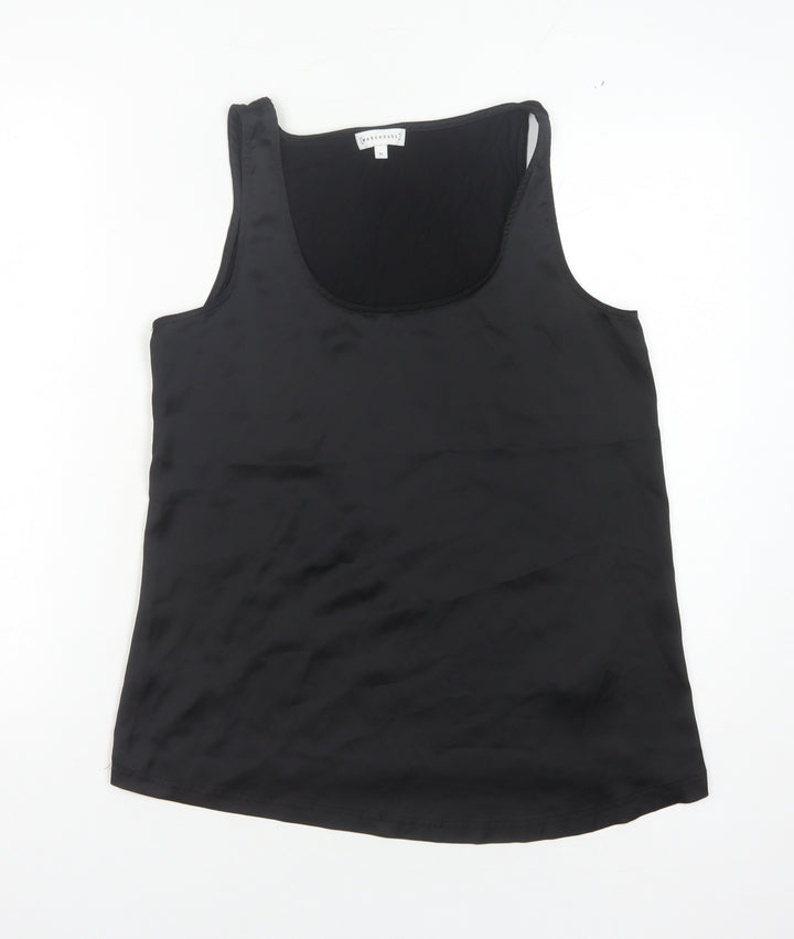 Warehouse Women's Black Tank UK Size 10 Camisole