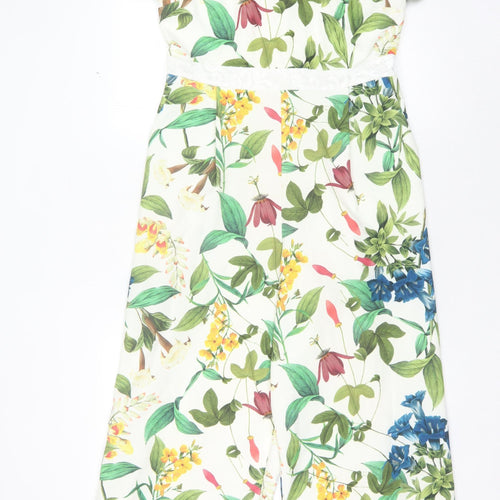 Next Women's Multicoloured Floral Jumpsuit Size 12