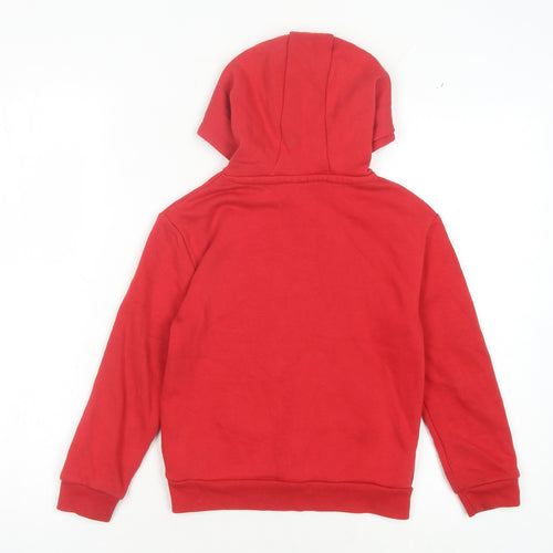 Super Mario Boys Red Pullover Hoodie 6-7 Years Cartoon Graphic