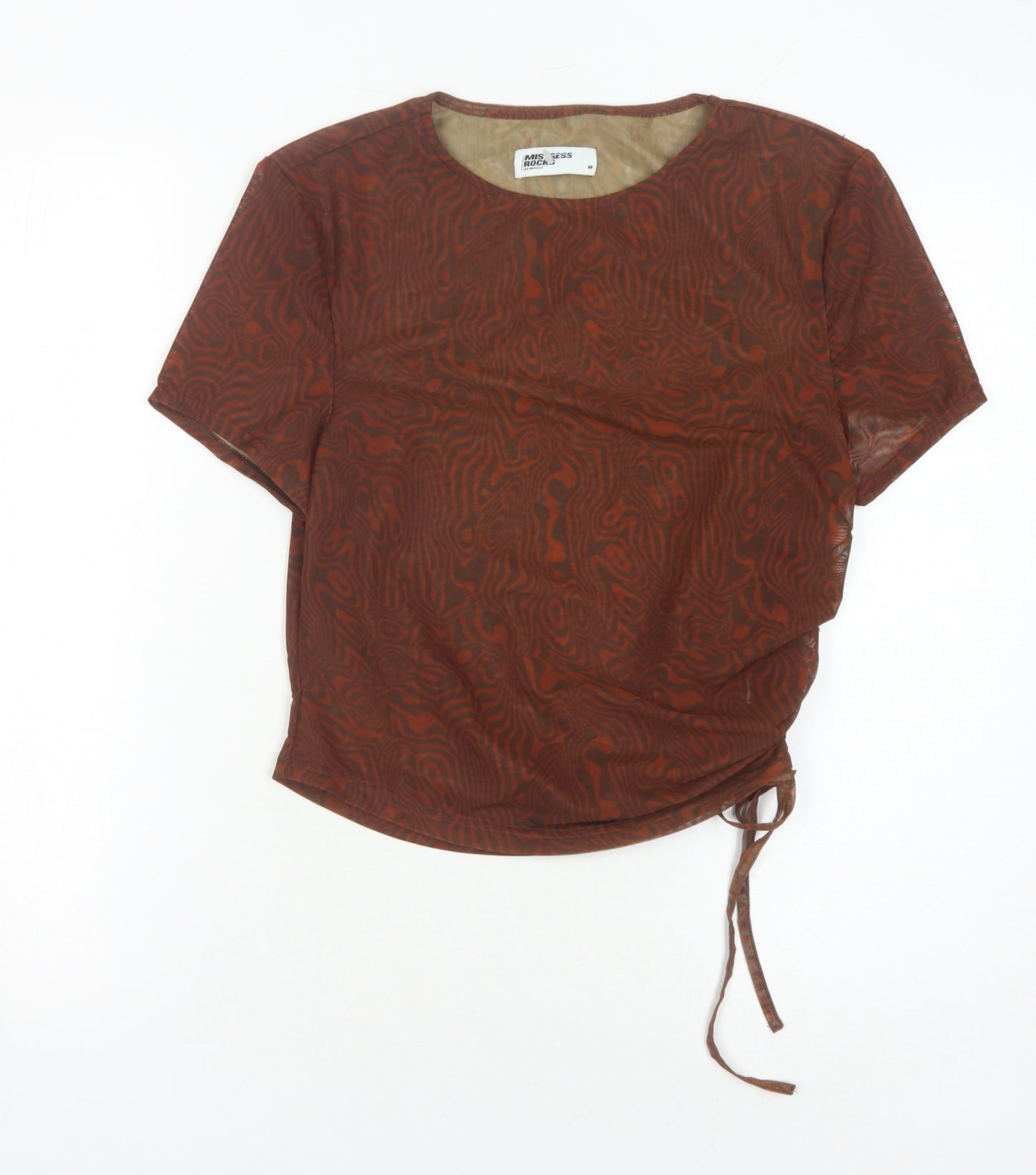 Mistress Rocks Women's Brown Top - Size M