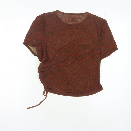 Mistress Rocks Women's Brown Top - Size M