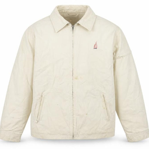 Dock of the Bay Men's Beige Cotton Anorak Jacket M