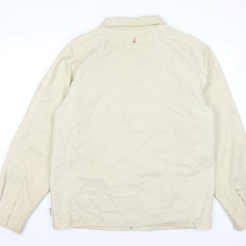 Dock of the Bay Men's Beige Cotton Anorak Jacket M
