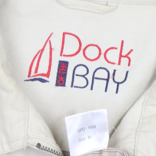 Dock of the Bay Men's Beige Cotton Anorak Jacket M