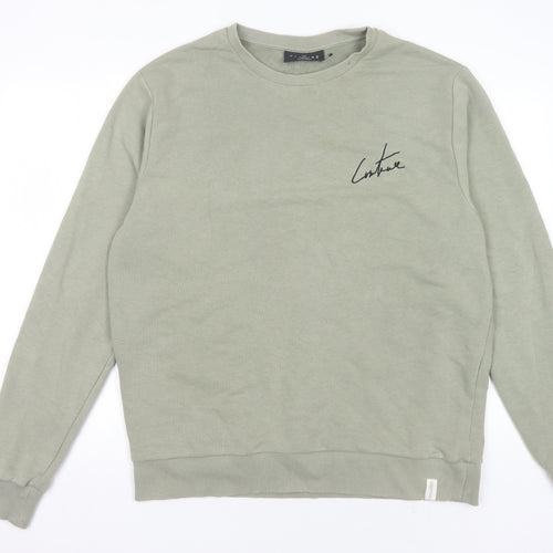 The Couture Club Men's Green XL Pullover Sweatshirt