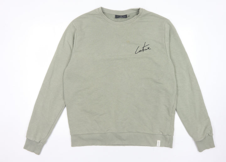 The Couture Club Men's Green XL Pullover Sweatshirt