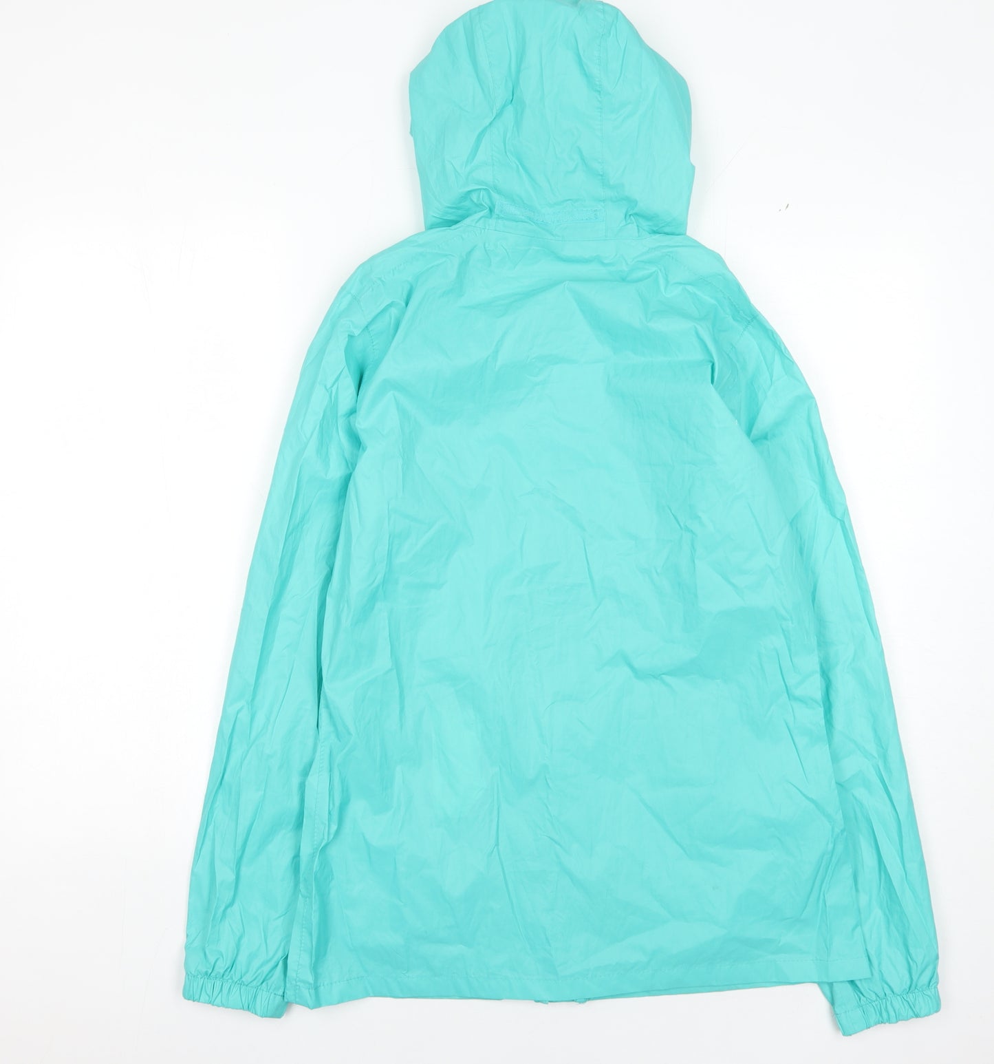 Regatta Women's Green Hooded Rain Jacket Size 10