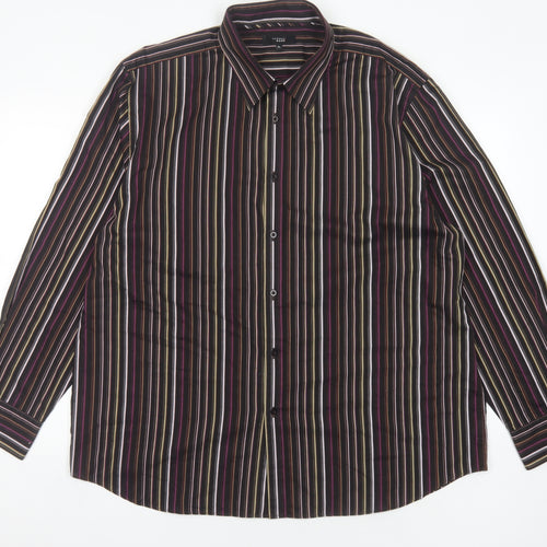 Thomas Nash Men's XL Multicoloured Striped Shirt