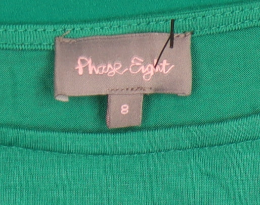 Phase Eight Women's Green Long Sleeve Dress Size 8