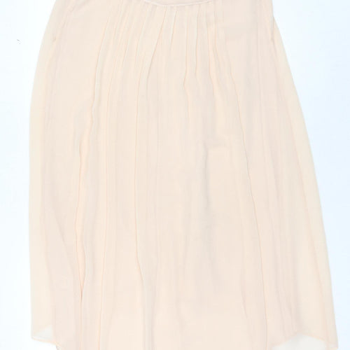 Warehouse Women's Ivory Hi-Low Shift Dress Size 10