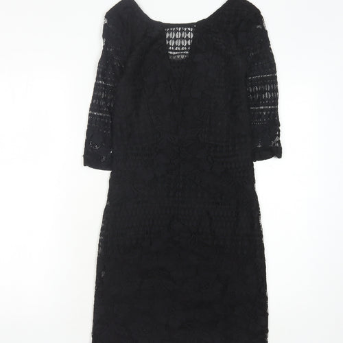Boohoo Women’s Black Lace Dress Size 10