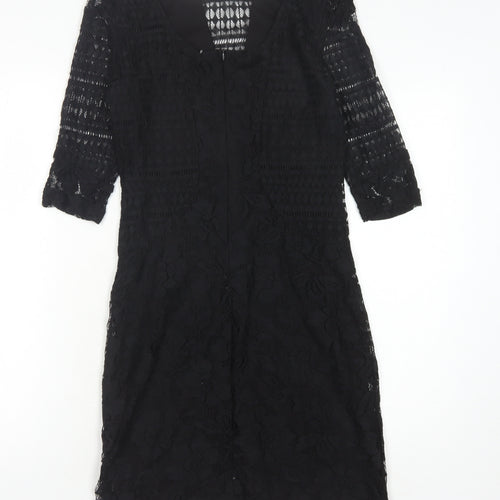 Boohoo Women’s Black Lace Dress Size 10