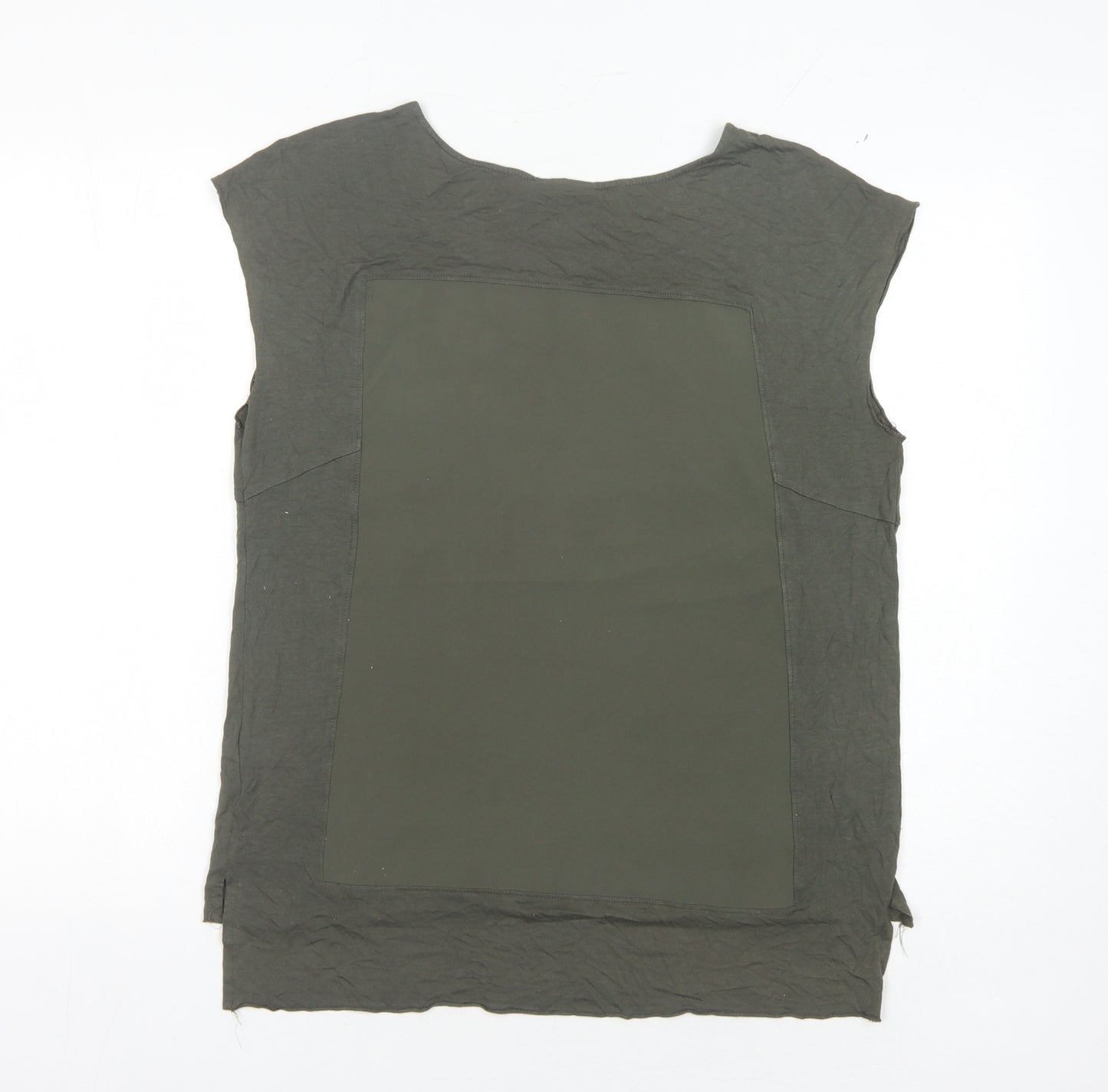 Warehouse Women's Green Sleeveless Top UK 12