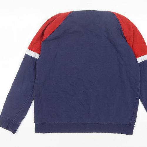 Topman Men's Blue Pullover Sweatshirt XL