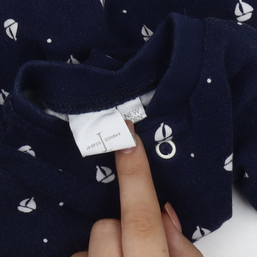 Jasper Conran Blue Newborn Nautical Babygrow Unisex