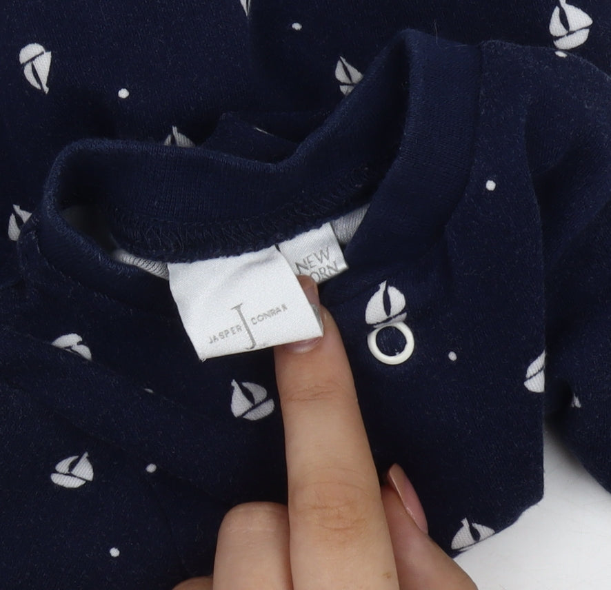 Jasper Conran Blue Newborn Nautical Babygrow Unisex