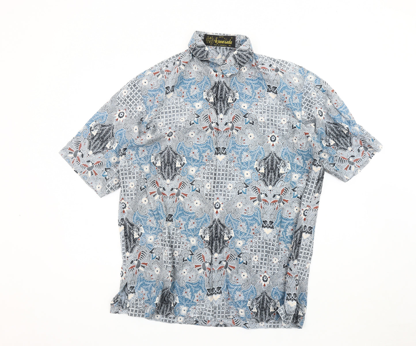 Arjuna Weda Men's Multicoloured XL Short Sleeve Shirt