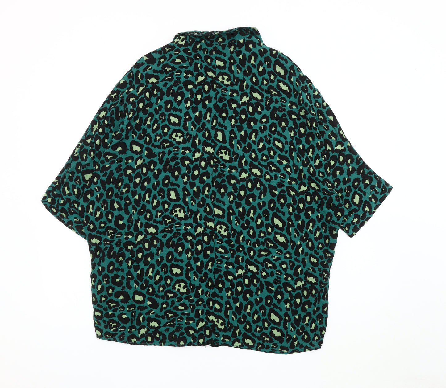 ASOS Design Women's Multicoloured Animal Print Blouse UK 6