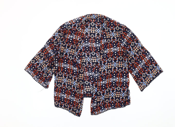 New Look Women's Geometric Multicolour Jacket Size 10