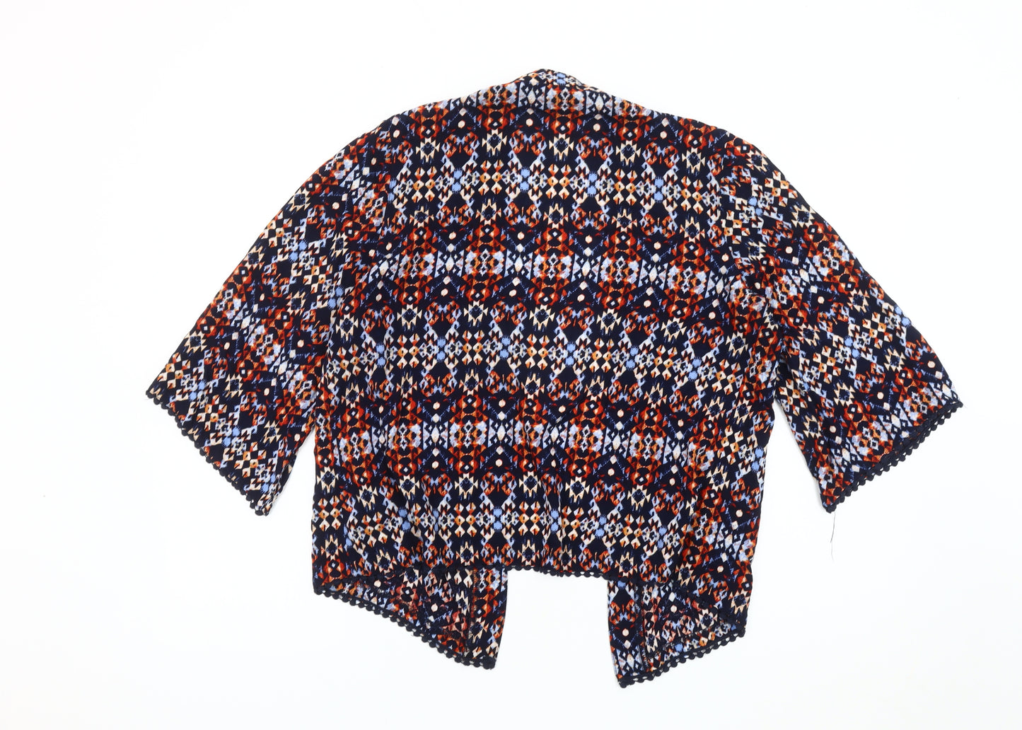 New Look Women's Geometric Multicolour Jacket Size 10