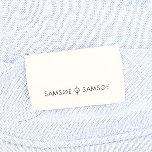 Samsøe Samsøe Women's Blue Pullover Jumper L