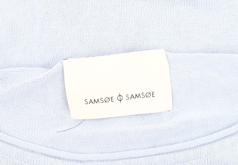 Samsøe Samsøe Women's Blue Pullover Jumper L