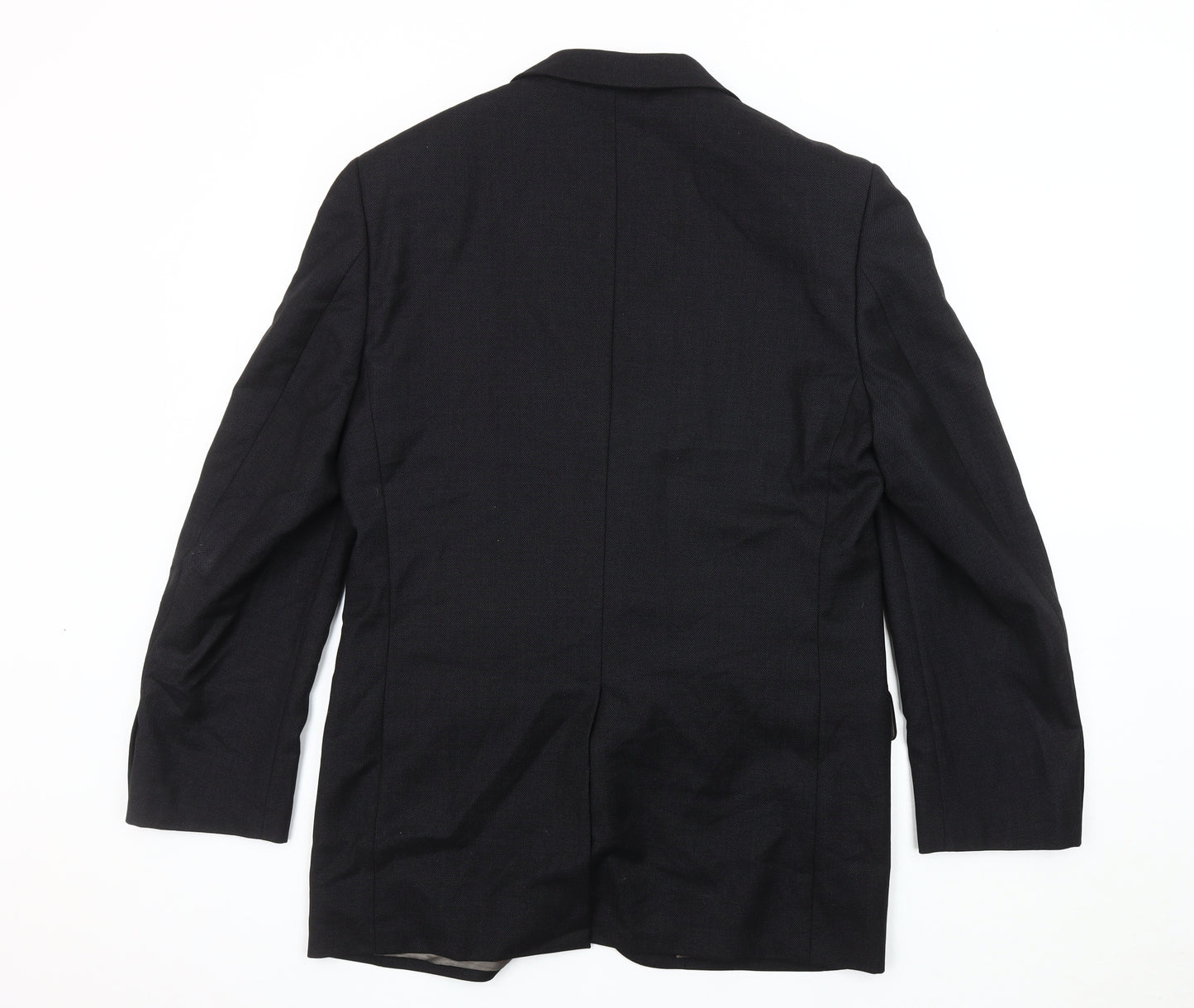 Marks and Spencer Men's Black Blazer, Size M, Notch Lapel