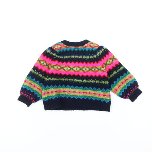 Gap Unisex Baby Multicoloured Fair Isle Jumper 3-6 Months