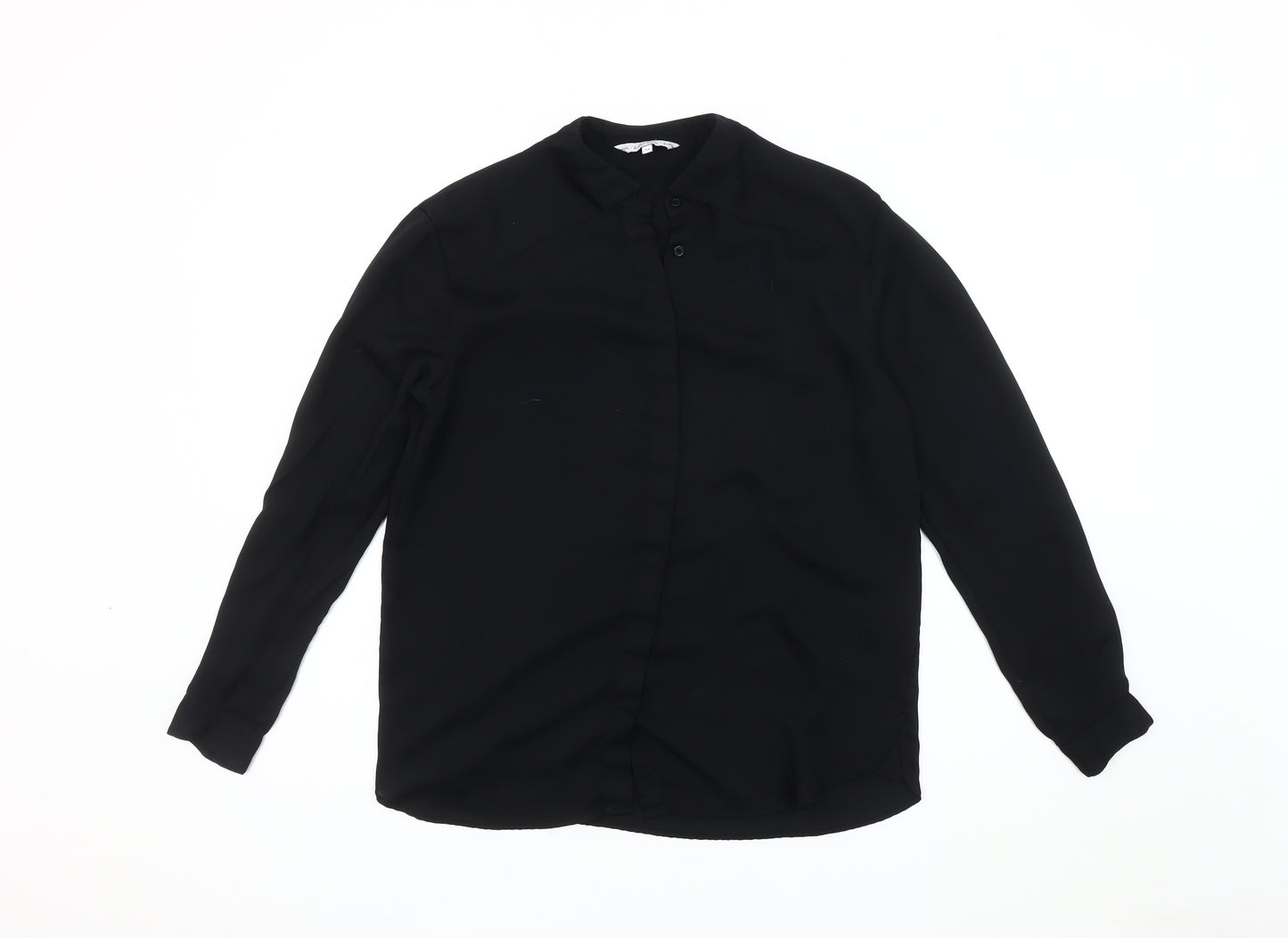 & Other Stories Women's Black Button-Up Shirt, Size 6
