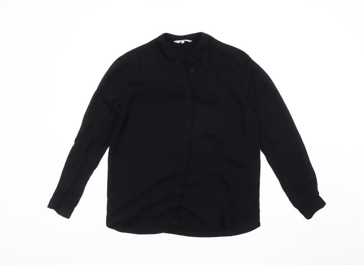 & Other Stories Women's Black Button-Up Shirt, Size 6