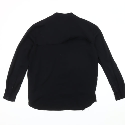 & Other Stories Women's Black Button-Up Shirt, Size 6