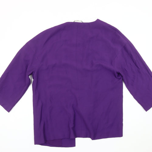 Windsmoor Women Purple Jacket Size 12