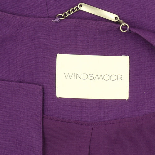 Windsmoor Women Purple Jacket Size 12